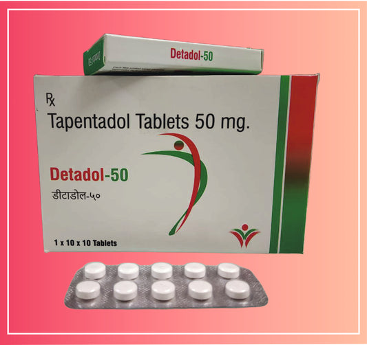Tapentadol Hcl 50 {Rate of 10 Tab} by Dellwich