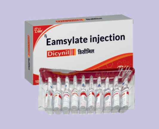 DICYNIL  INJ 2ML ( Ethamsylate water for Injection IP 125mg ) by Elder