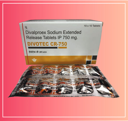 Divalproex Sodium Eq. To Valproic Acid 750 pack of 10x10 Tab by Dellwich