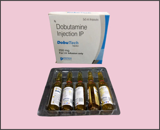 DOBUTECH 5ML 5 ML ( Dobutamine (250Mg/5Ml) ) by Protech