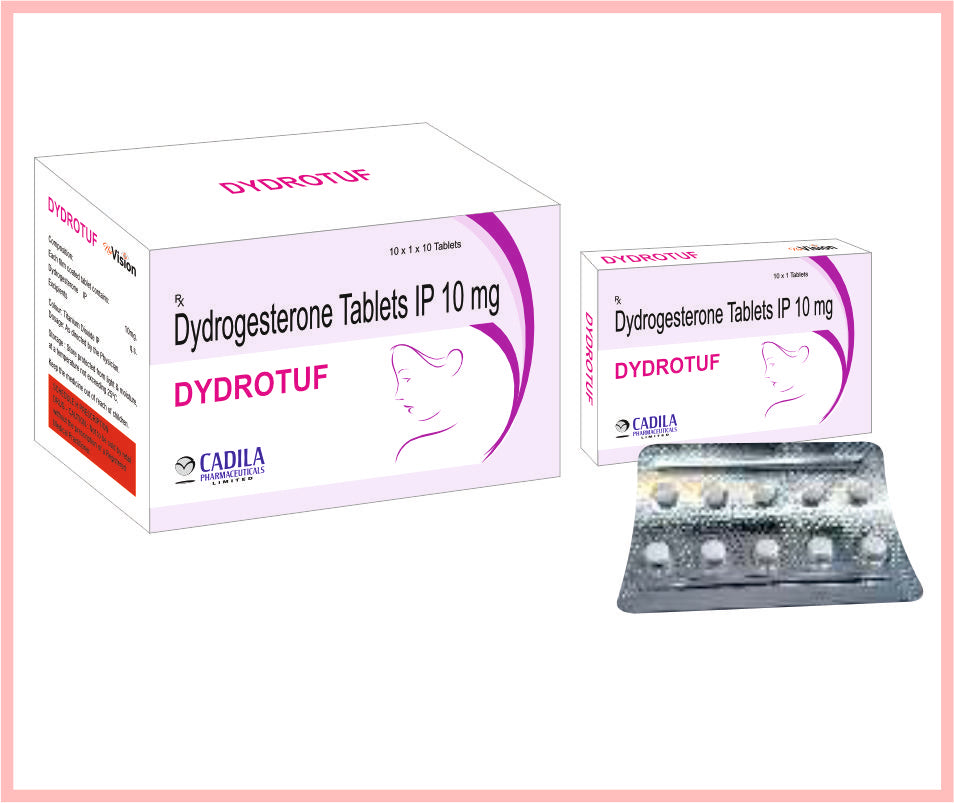 Dydrotuf 10Mg Tab 10X10 T 10 T ( Dydrogesterone 10 Mg Tab ) By Cadila