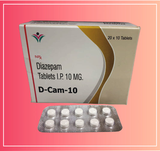 Diazepam 10 {Rate of 10 Tab} by Dellwich