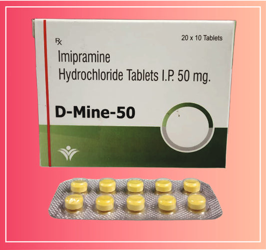 Imipramine Hcl 50 {Rate of 10 Tab} by Dellwich