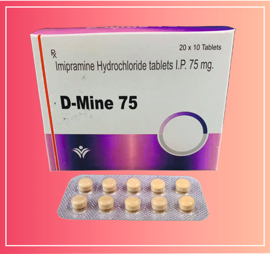 Imipramine Hcl 75  {Rate of 10 Tab} by Dellwich