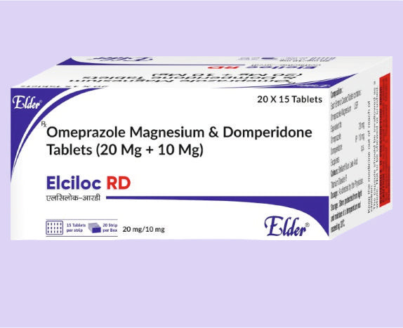 ELCILOC RD TABS 15'S ( Omeprazole Mg 20mg,Domperidone 10mg Tabs ) by Elder