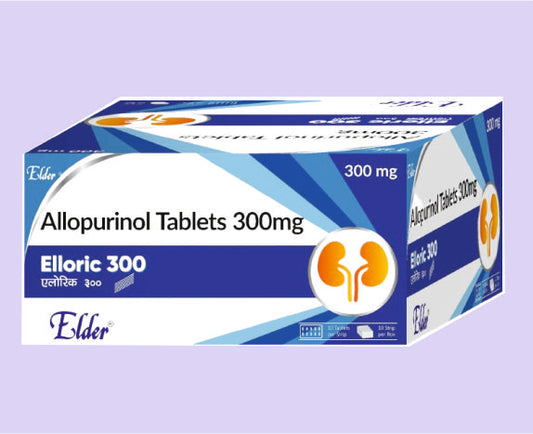 ELLORIC  300 TABS * 10'S ( Allopurinol 300mg ) by Elder