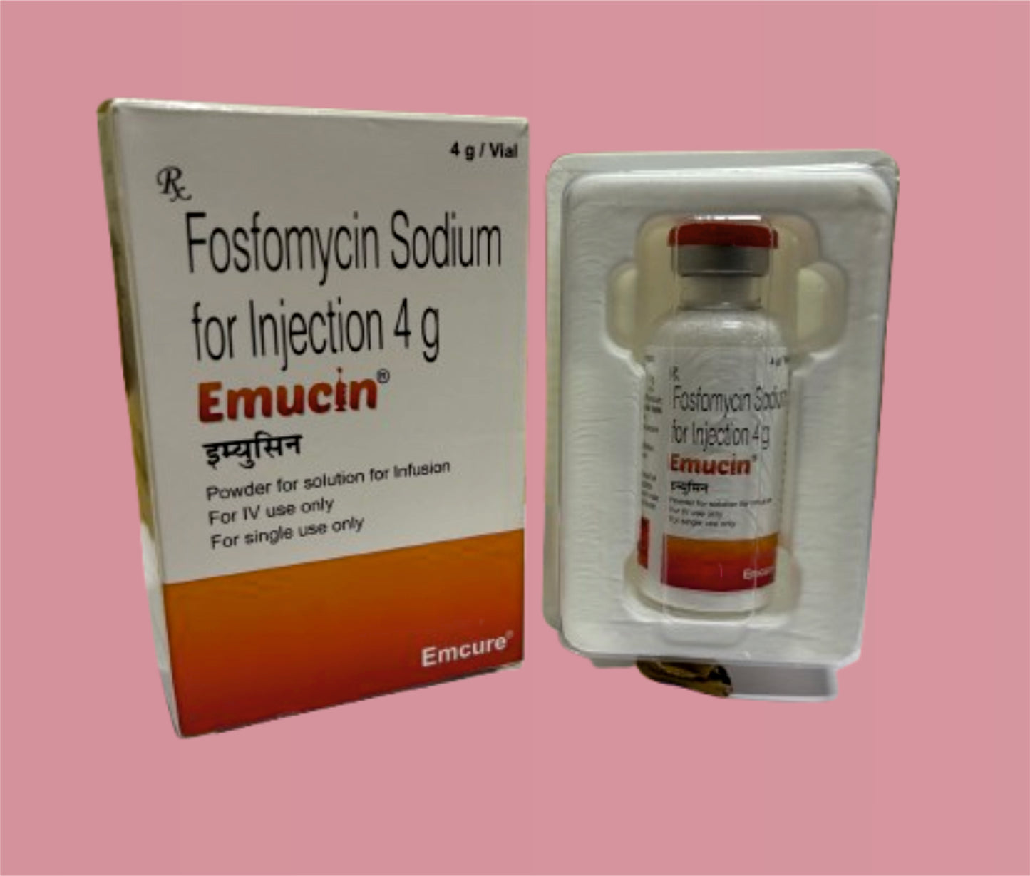 Emucin Inj 4 Gm ( Fosfomycin 4 Gm ) By Emcure
