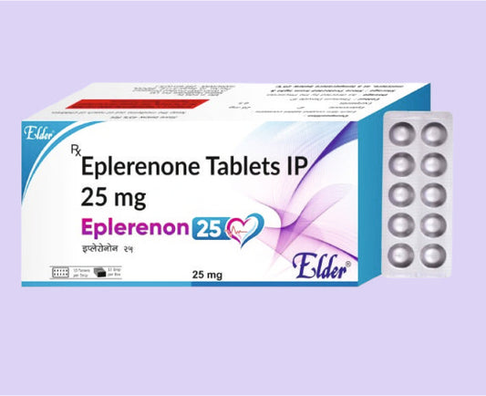 EPLERENON  25 TABS 10'S ( Eplerenone 25mg Tablets ) by Elder