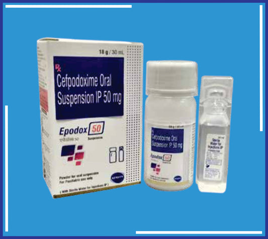 Epodox 50 Dry Syrup ( Cefpodoxime 50Mg ) pack 30ml by Kemsyn