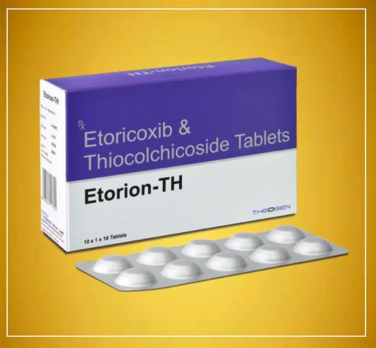ETORION-TH TABLET 10'S ( Etoricoxib (60Mg) + Thiocolchicoside (4Mg) ) By Theon