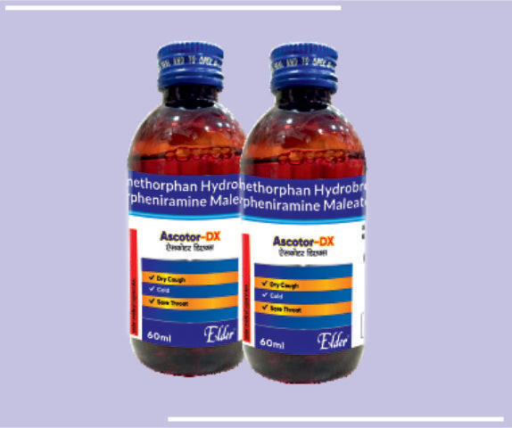 Ascotor Elx Syp (100Ml) Dextromethorphan 10 Mg,Phenylepherine 5Mg,Cpm 2 Mg by Elder