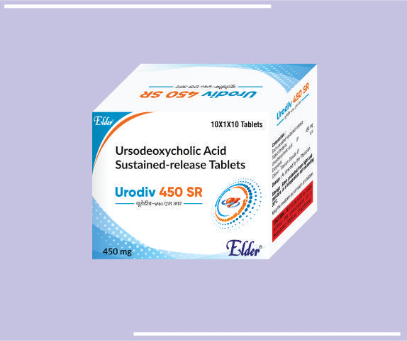 Urodiv 450 Sr Tabs (10X1X10) Ursodeoxycholic Acid 450 Mg Sr Tab By Elder