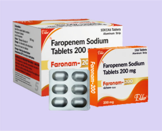 FARONAM 200 TABS 6'S ( Faropenam 200mg ) by Elder