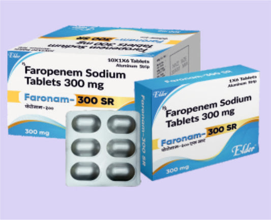 FARONAM 300SR TABS 6'S ( Faropenam 300SR ) by Elder