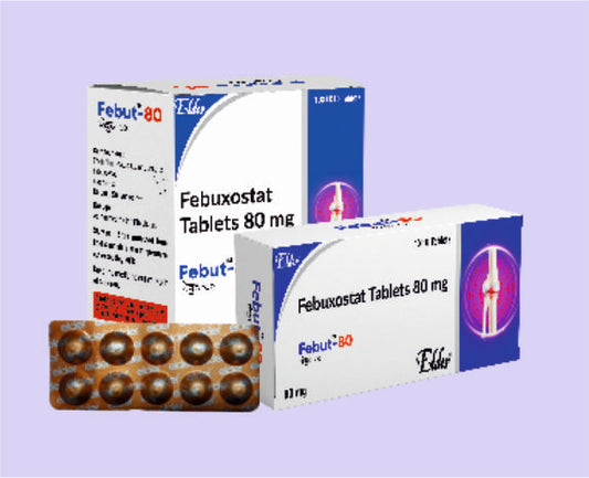 FEBUT 80 TABS 10'S ( Febuxostat 80 MG
 ) by Elder