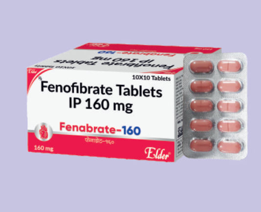 FENABRATE 160 TABS 10'S ( Finofibrate LP 160 MG 
 ) by Elder