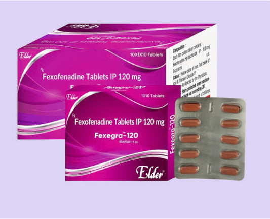 FEXEGRA 120 TABS 10'S ( Fexofenadine 120 MG 
 ) by Elder