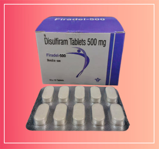 Disulfiram 500  {Rate of 10 Tab} by Dellwich