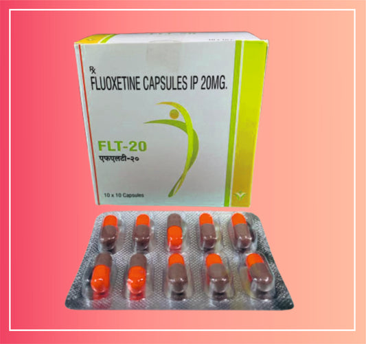 Fluoxetine Hcl 20  pack of 10x10 Cap by Dellwich