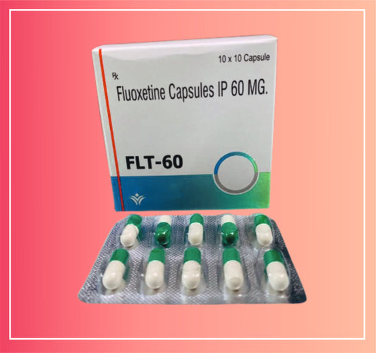 Fluoxetine Hcl 60 {Rate of 10 Cap} by Dellwich