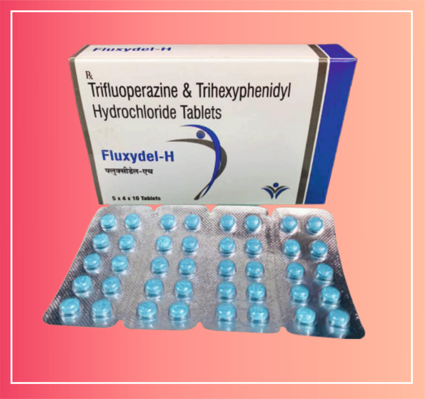 Trifluoperazine Hcl 2.5, Trihexyphenidyl 1 {Rate of 10 Tab} by Dellwich