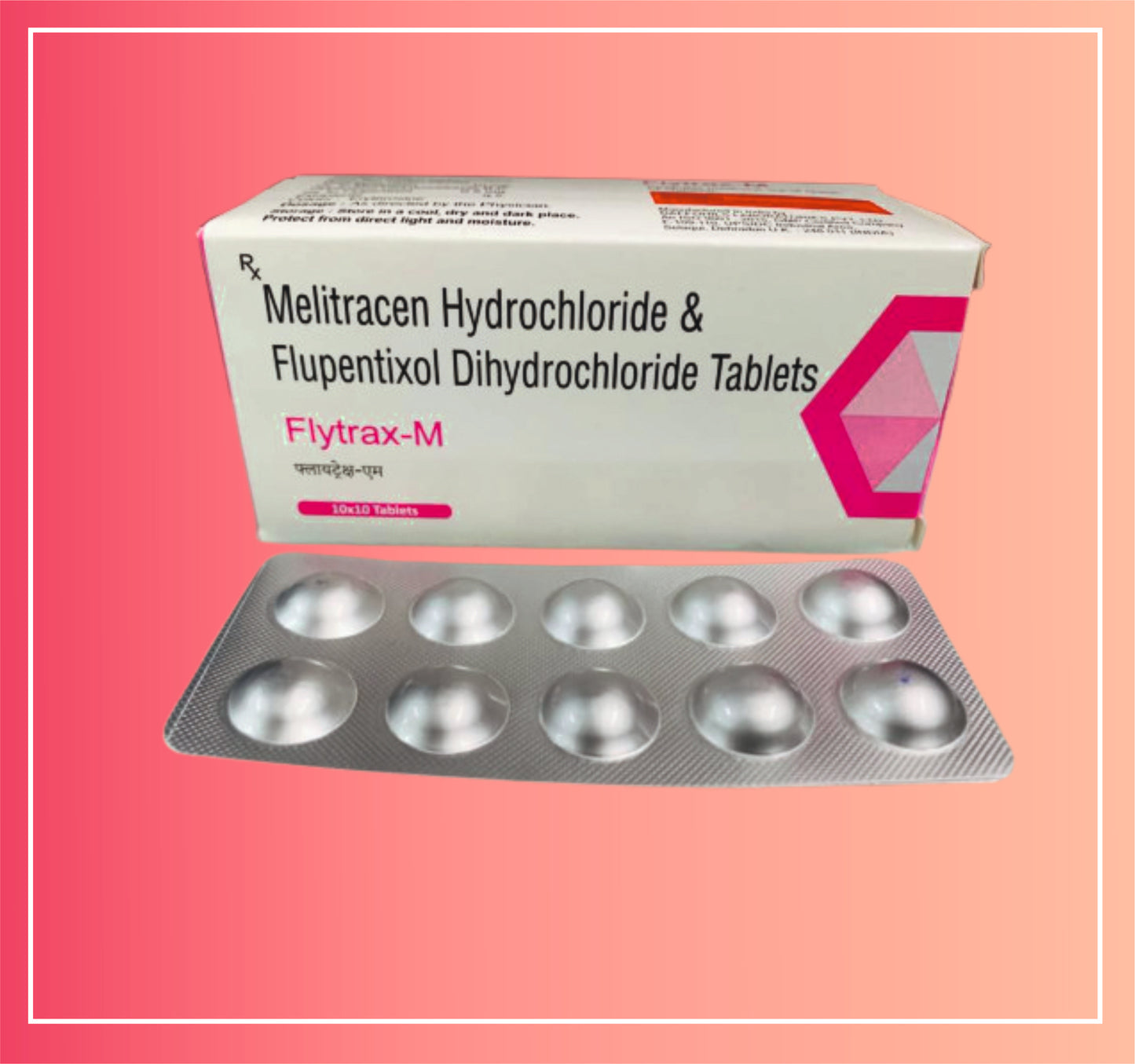 Flupenthixol Di Hcl 0.5, Melitracen Hcl 10 {Rate of 10 Tab} by Dellwich