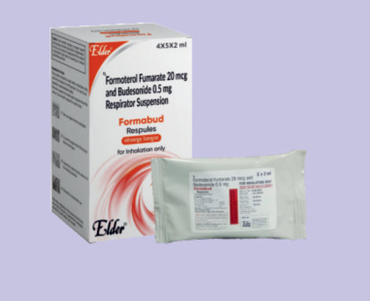FORMABUD RESPOULES (20MCG/0.5MG) 2ML ( Formoterol Fumarate 20mcg, Budesonide 0.5mg Resp Suspn ) by Elder