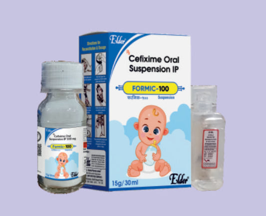 FORMIC 100 D/SUSP +WFI 30ML ( Cefixime 100mg,+Water for Injection ) by Elder