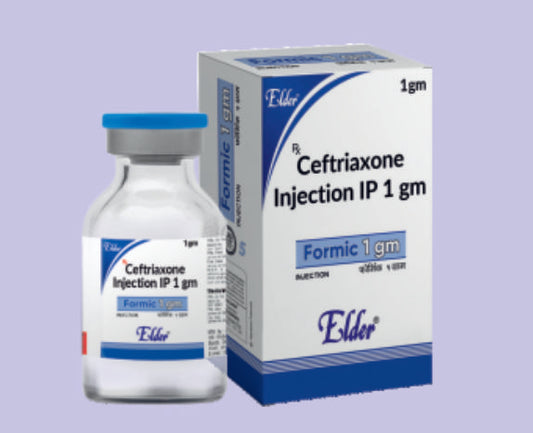 FORMIC 1GM VIAL ( Ceftriaxone 1gm ) by Elder