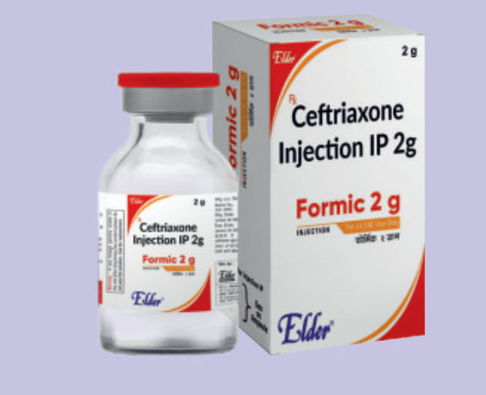 FORMIC  2 GM INJ VIAL ( Ceftrixazone 2gm ) by Elder