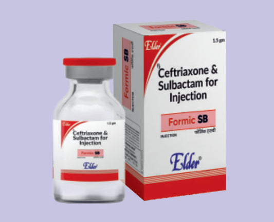 FORMIC SB INJ (1000/500 MG) VIAL ( Ceftriaxone 1000mg,Sulbactum 500mg
 ) by Elder