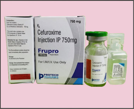 FRUPRO 750MG VIAL ( Cefuroxime (750Mg) ) by Protech
