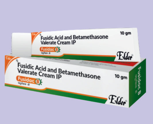 FUSIDAC B CREAM 10GM ( Fusidic Acid 0.2%,Beclomethasone 0.10% ) by Elder