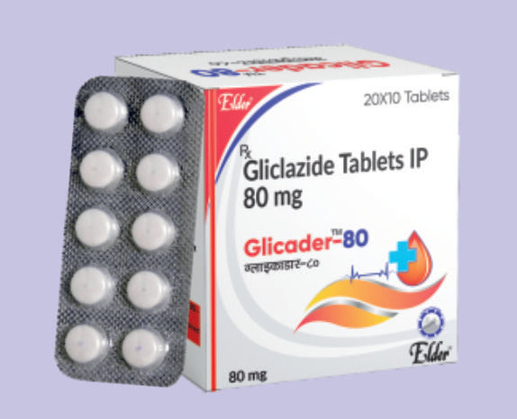 GLICADER 80MG TAB 10'S ( Gliclazide 80 MG
) by Elder