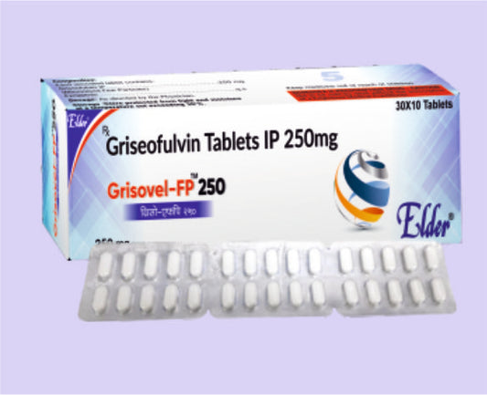 GRISOVEL FP 250 TABS  (X) 10'S ( Grisoefulvin 250mg Tabs ) by Elder