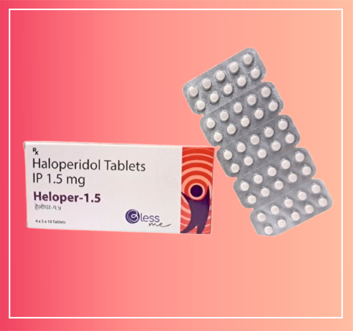 Haloperidol 1.5 {Rate of 10 Tab} by Dellwich