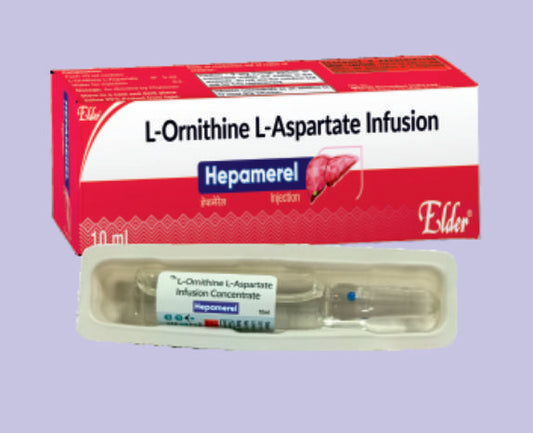 HEPAMERAL AMP 10ML ( L-ornithine L-Aspartate 5gm. ) by Elder