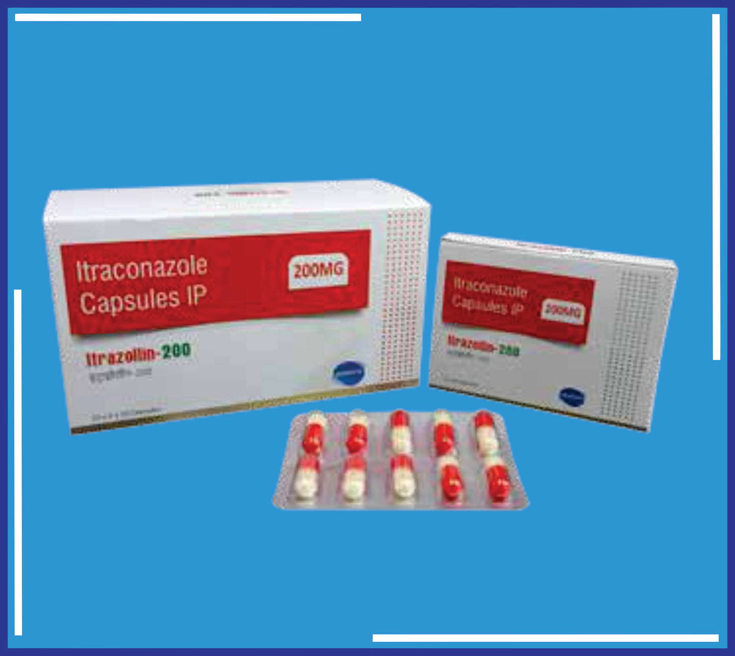 Itrazollin 100 Capsule ( Itraconazole 100Mg ) pack by Kemsyn