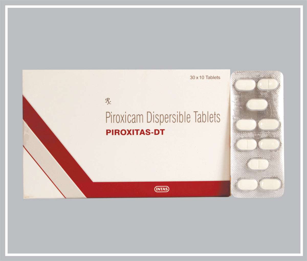 Piroxitas-Dt 10 Tab (Piroxicam 20Mg Dispersible Tablet) By Intas