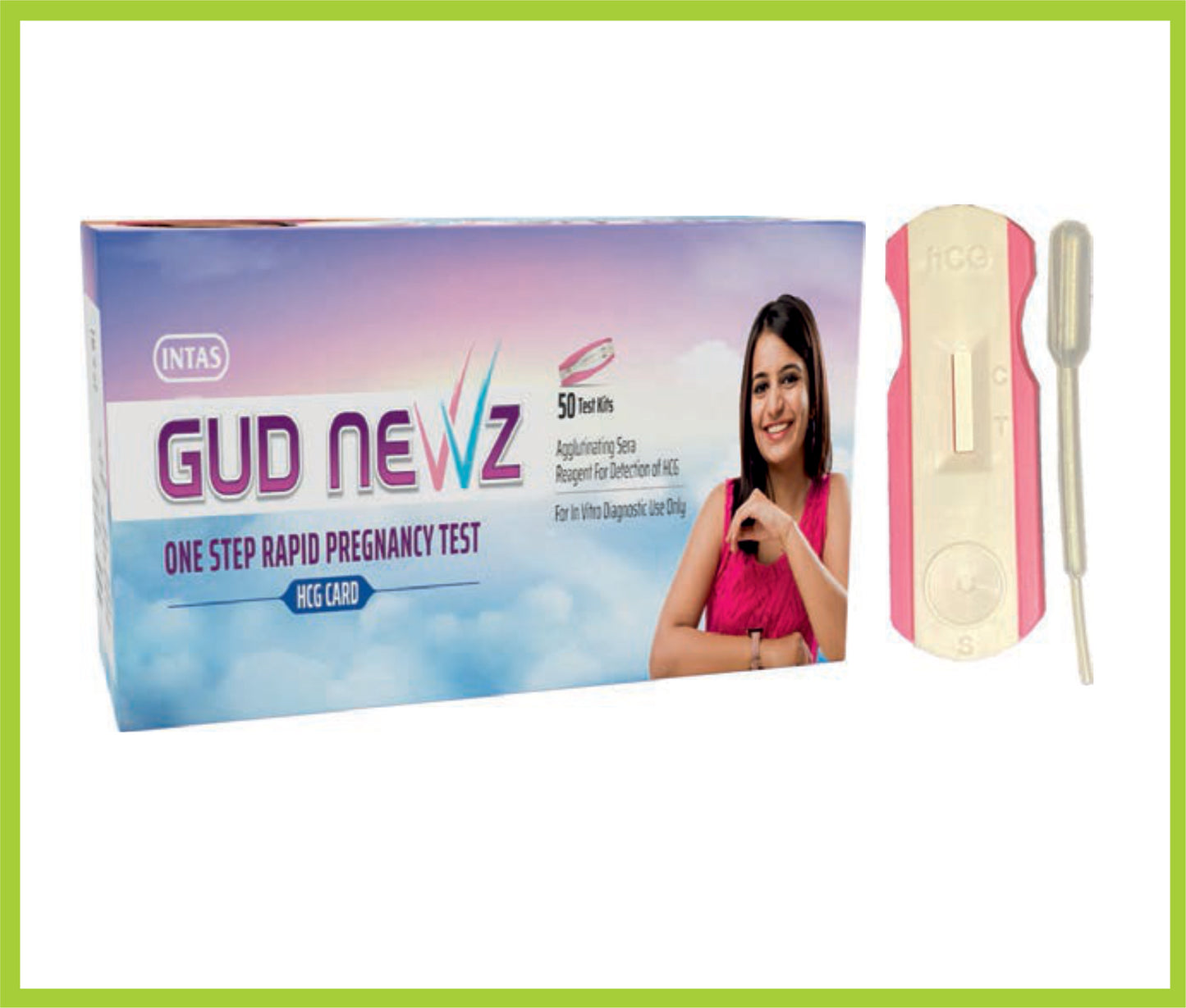 GUDNEWZ KIT (Pregnancy Detection Kit) by Intas
