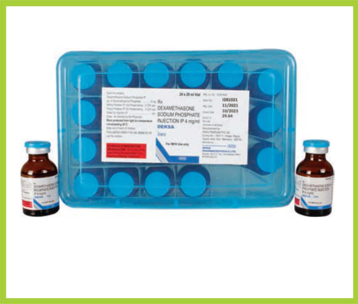 Deksa Inj. 20Ml Dexamethasone Phosphate 4 mg by Intas