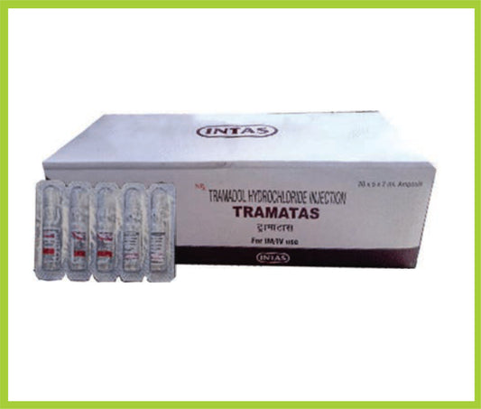 Tramatas  Inj 2 Ml Tramadol 50 mg by Intas