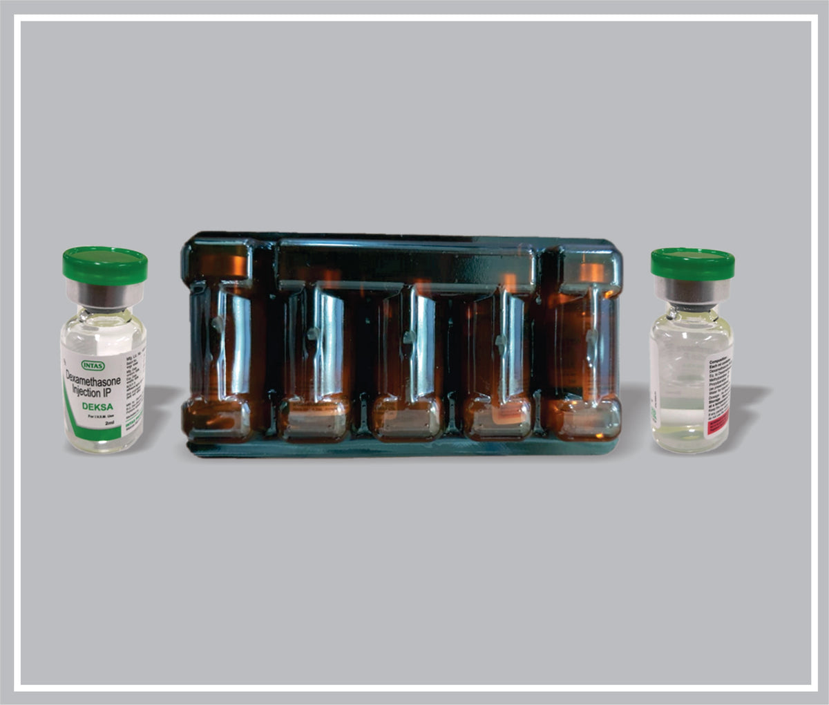 Deksa Inj. 2Ml (Amber Pvc) (Dexamethasone 4 Mg/Ml Inj) By Intas