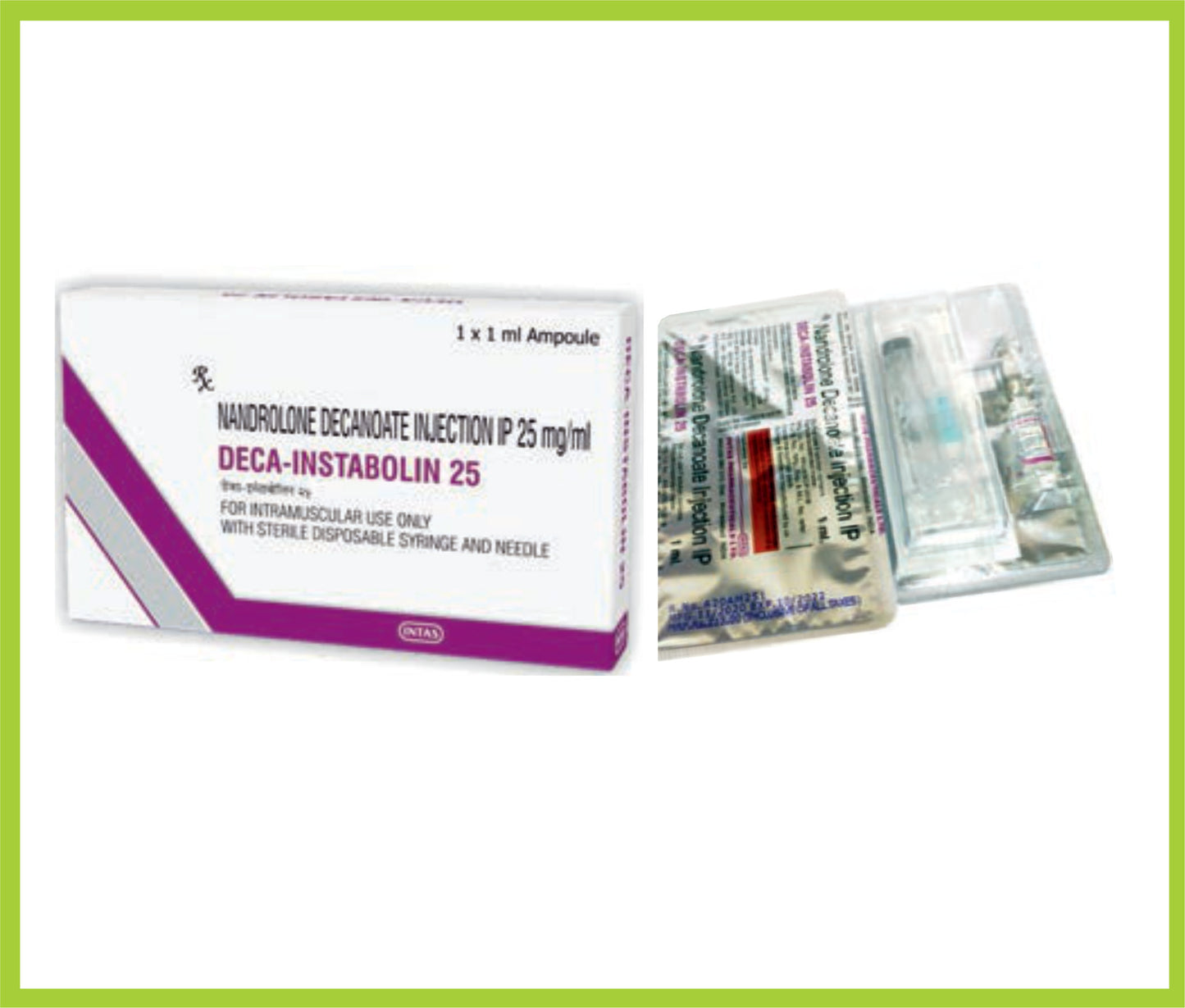 Deca-Instabolin-25 Inj. 1Ml (Nandrolone Decanoate 25 Mg/Ml Inj) By Intas
