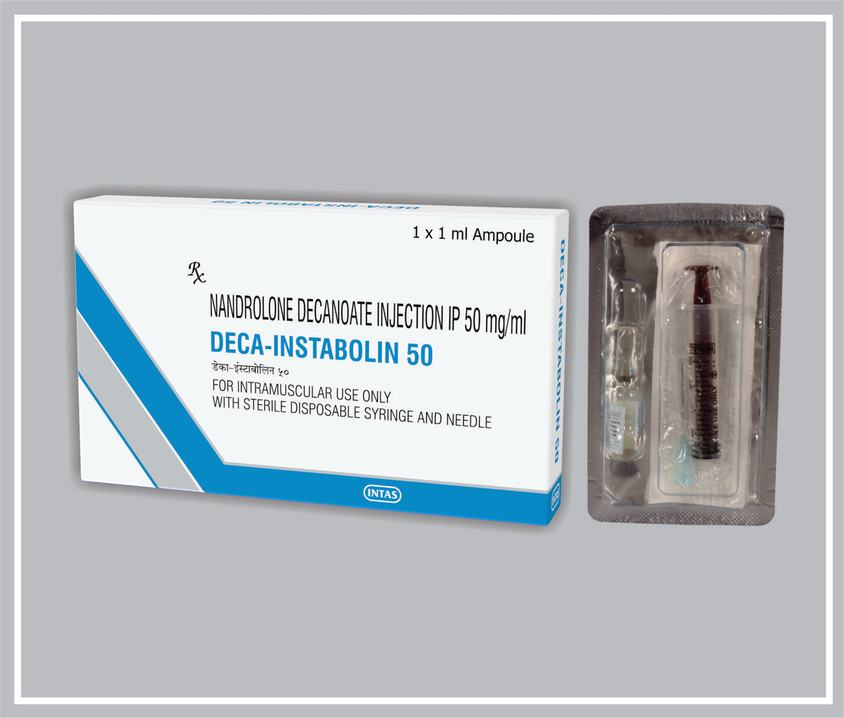 Deca-Instabolin-50 Inj. 1Ml (Nandrolone Decanoate 50 Mg/Ml Inj) By Intas