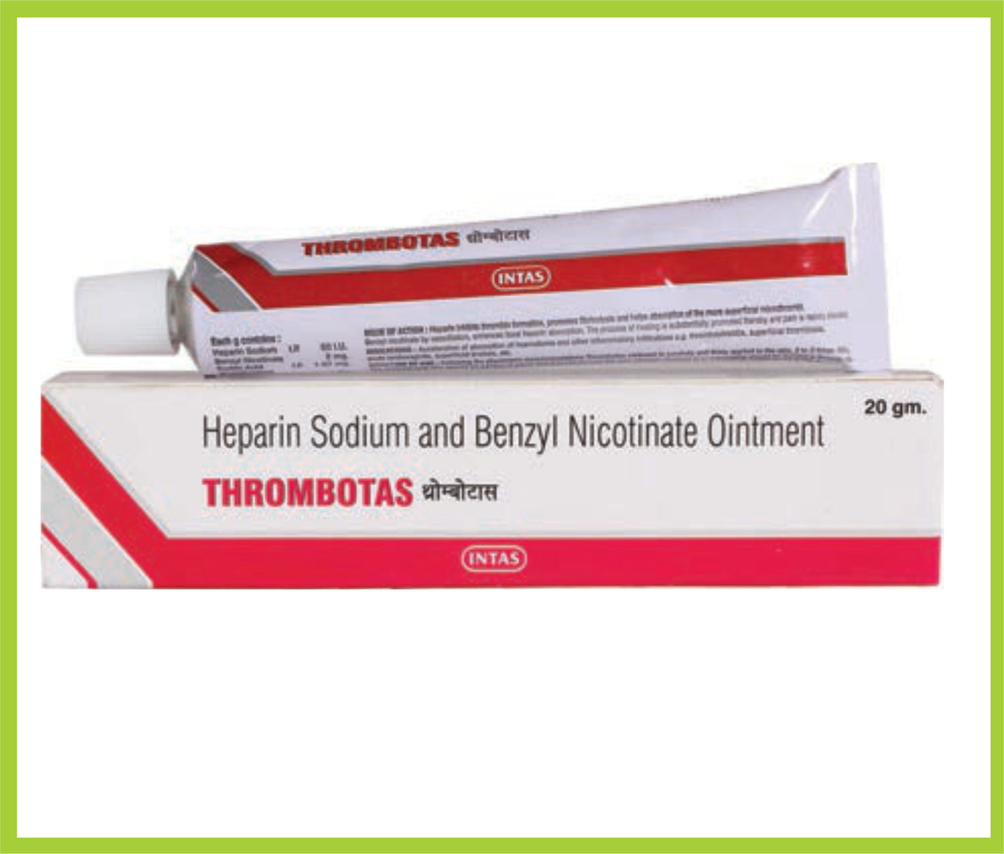 Thrombotas Cream 20Gm Heparin Sodium 50 IU by Intas