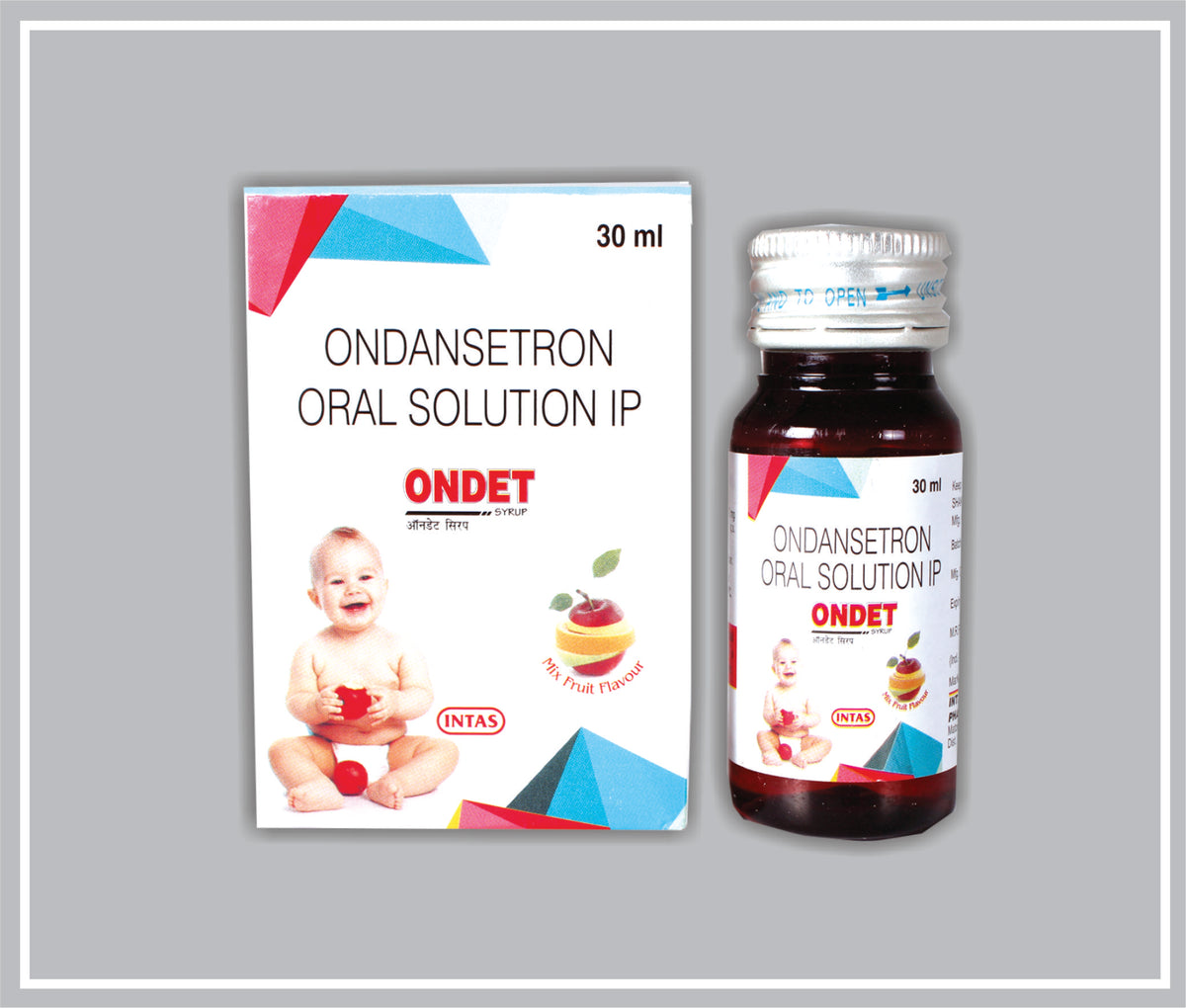 Ondet 30Ml (Ondansetron 2 Mg/5 Ml) By Intas