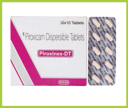 Piroxinex-Dt 10 Tab Piroxicam 20 mg by Intas