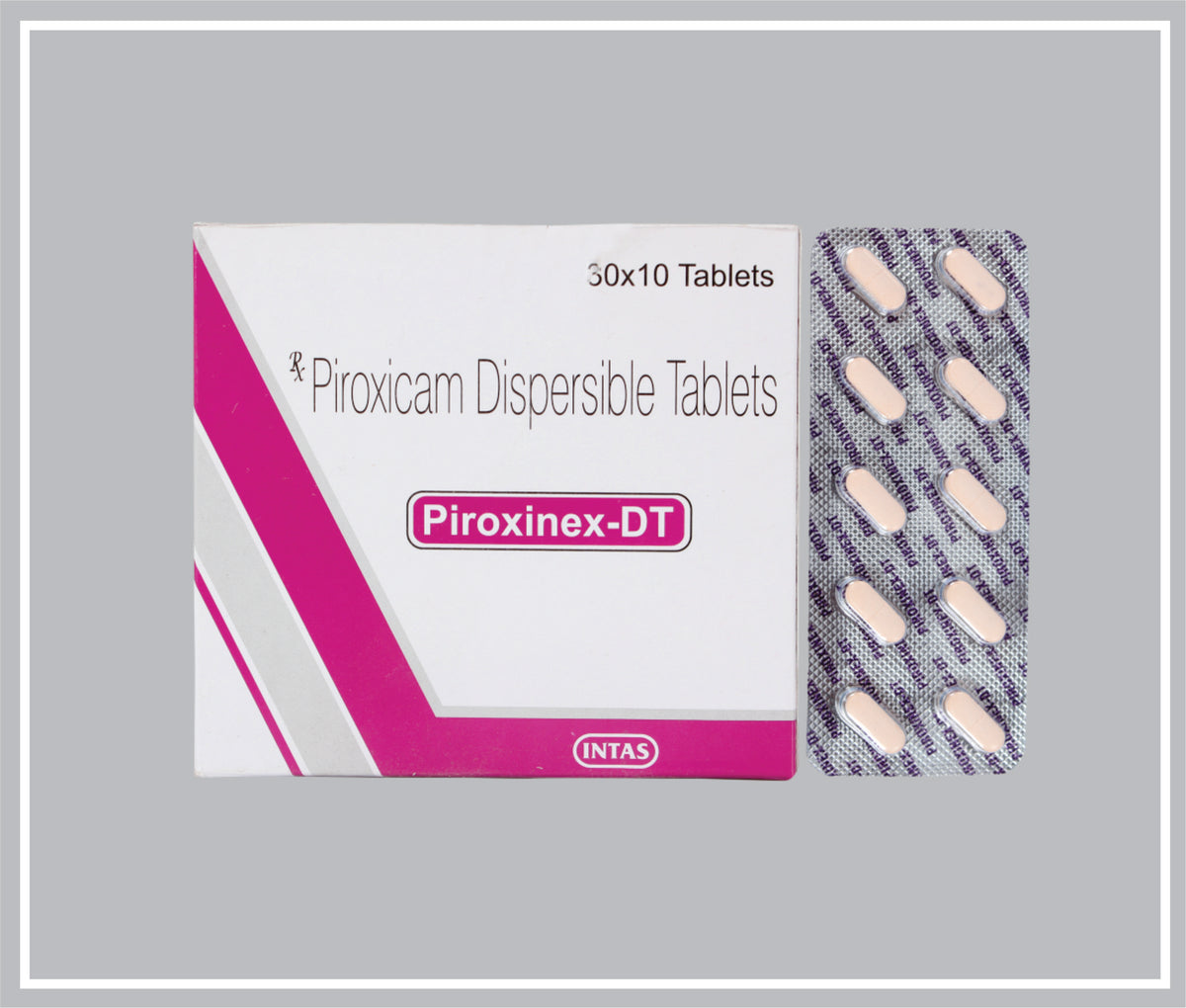 Piroxinex-Dt 10 Tab (Piroxicam 20 Mg Dt Tab) By Intas