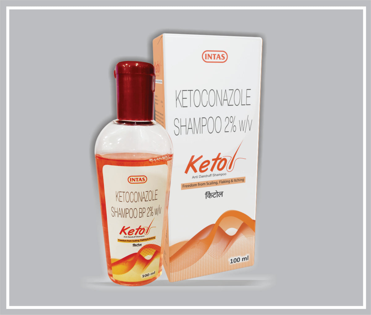 Ketol 2% Shampoo 100 Ml (Ketoconazole 2% W/V Shampoo) By Intas